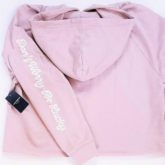 NWT LUCKY BRAND Cotton French Terry Smile Emoji Hoodie - Picture 6 of 7